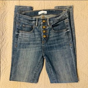 LOFT high waist skinny jeans